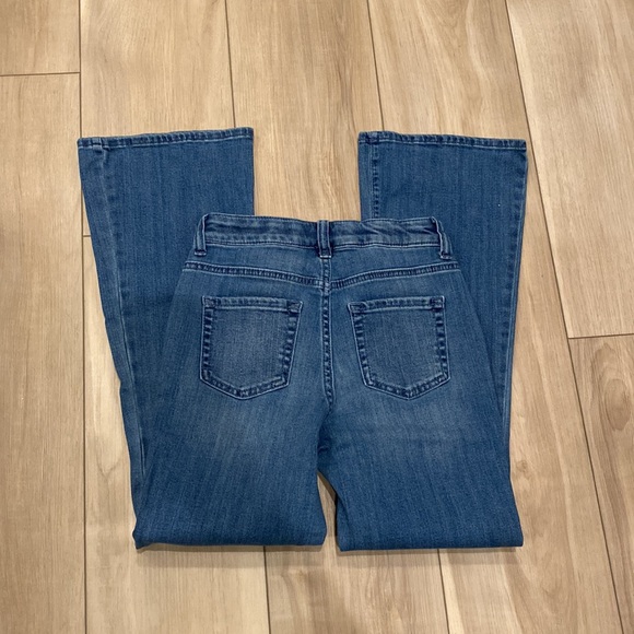 EUC Cat & Jack Brand Girls Teen Tween Size 12 Super Flare Stretch Jeans Denim - Picture 7 of 12